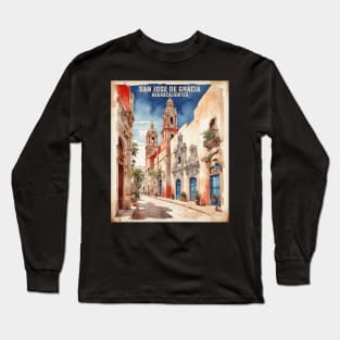 San Jose de Gracia Aguascalientes Mexico Vintage Tourism Travel Long Sleeve T-Shirt